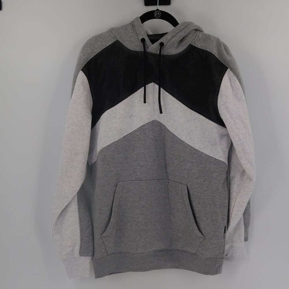 CSG Men's Gray/White/Black Hoodie Tactical Hoodie Size Medium